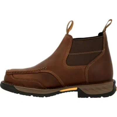Georgia Boot Waterproof360 Steel Toe Chelsea In Brown