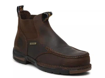 Georgia Boot Wide Width Athens Work Boot In Brown