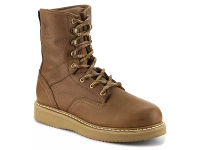 Georgia Boot Wide Width Barracuda Work Boot In Brown