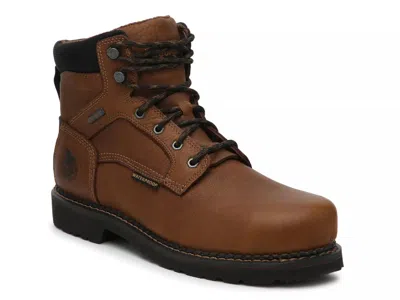 Georgia Boot Wide Width Georgia Giant Revamp Steel Toe Work Boot In Brown