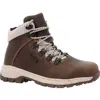 Georgia Boot Women's Alloy-toe Eagle Waterproof Work Boot In Brown