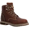 Georgia Boot Women's Amp Lt Edge Waterproof Soft Toe Work Boot In Brown