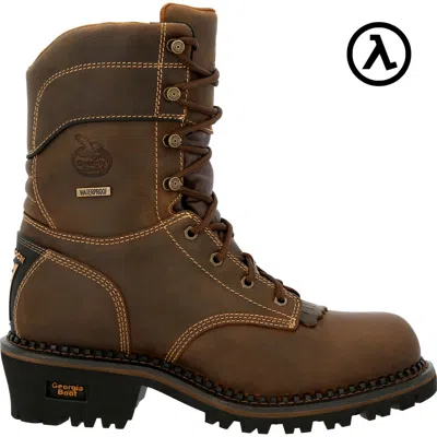 Pre-owned Georgia Boots Georgia Boot Amp Lt Logger Composite Toe Insulated Boots Gb00491 - All Sizes In Brown