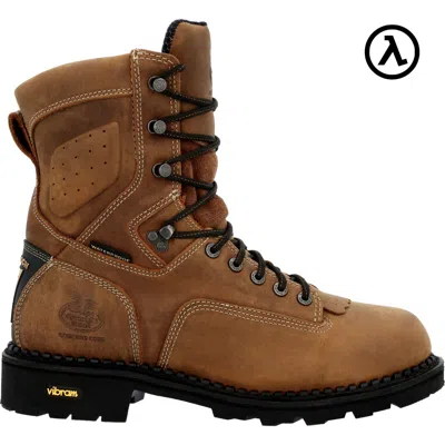 Pre-owned Georgia Boots Georgia Georgia Boot Comfort Core Waterproof Low Heel Boots Gb00122 - All Sizes In Crazy Horse