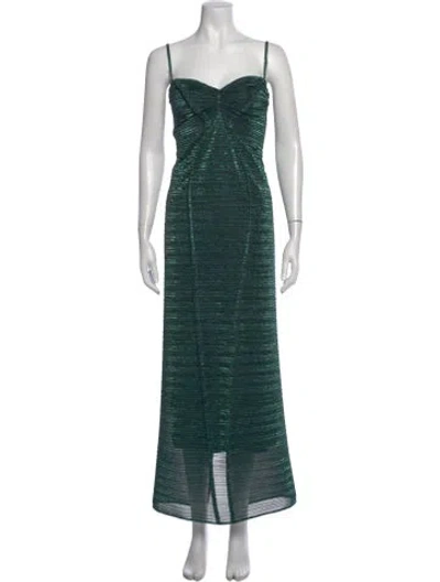 Pre-owned Georgia Hardinge Bamboo Long Dress W/ Tags In Green