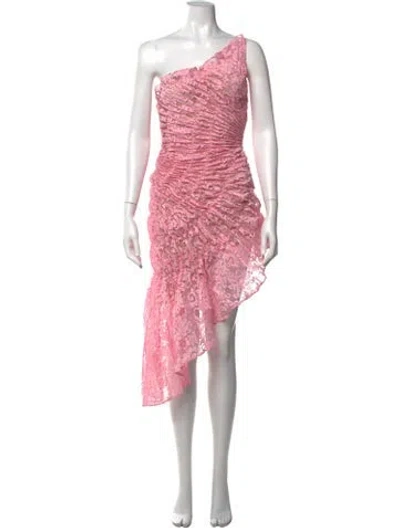 Pre-owned Georgia Hardinge Bamboo Mini Dress W/ Tags In Pink