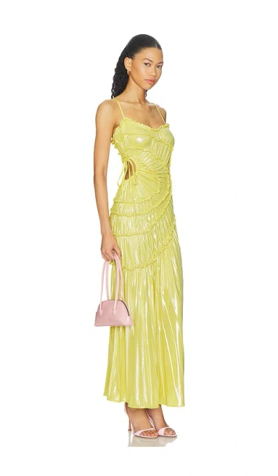 Georgia Hardinge Starlight Dress In Yellow