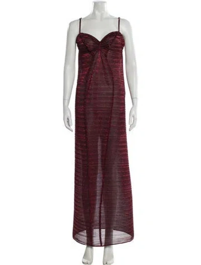 Pre-owned Georgia Hardinge Striped Long Dress