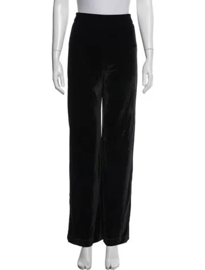 Pre-owned Georgia Hardinge Virgin Wool Wide Leg Pants In Blue
