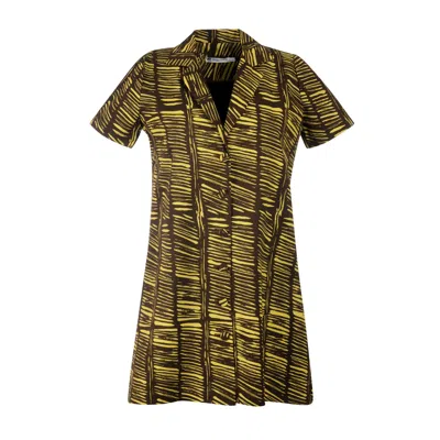 Georgia Herrera Women's Yellow / Orange Jungle Chemisier In Multi