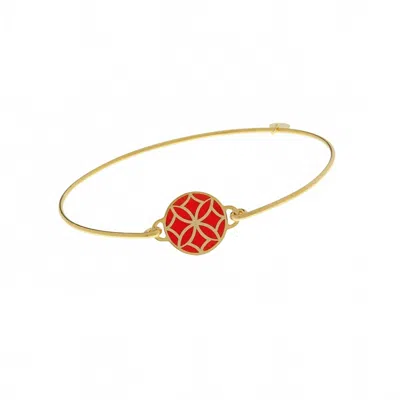 Georgina Jewelry Signature Day Of The Week Limited Edition Carmelina Bracelets In Red