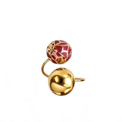 Georgina Jewelry Women's Signature Sphere Resin Ring In Pink