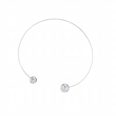 Georgina Jewelry Women's Signature Sphere Shocker Necklace In Silver