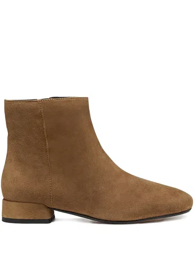 Geox 30mm Dhyalma Ankle Boots In Brown