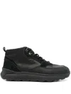 Geox 30mm Spherica Biker Boots In Black