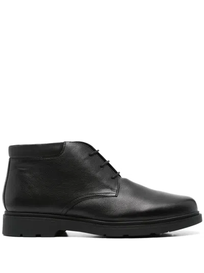 Geox 35mm Spherica Ec1 Desert Boots In Black