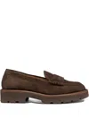 Geox 40mm Norize Loafers In Brown