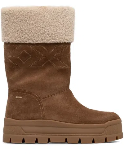 Geox 40mm Spherica Ec7.1 Abx Boots In Brown