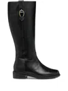 Geox 40mm Walk Pleasure Buckled Knee-high Boots In Black