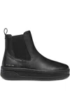 Geox 50mm Spherica Ecub-2 Elasticated Chelsea Boots In Black