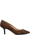 Geox 60mm Kleopy Leopard Print Heeled Pumps In Animal Print