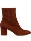 Geox 65mm Virnilisa Block-heel Boots In Brown