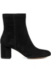 Geox 65mm Virnilisa Suede Boots In Black
