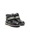 Geox Adelhide Ab Touch-strap Boots In Black