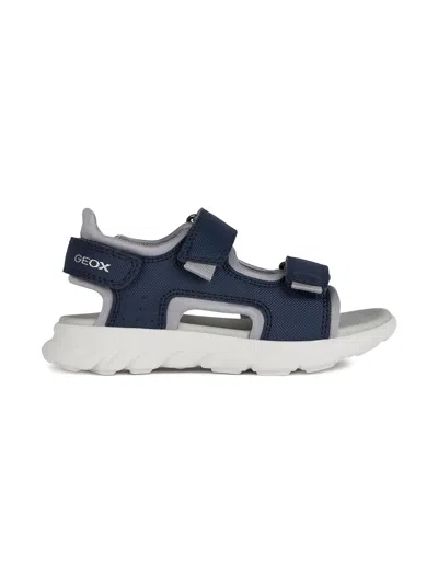 Geox Kids' Airadyum Sandals In Black