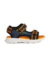 Geox Junior Airdyum Boys Sandals Colour: Navy/red Fab, Size: Junior 4/37 In Orange