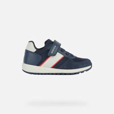 Geox Kids' Alben Boy Navy/red In Navy,red