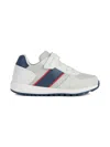 Geox Alben Boy White/navy In Gray