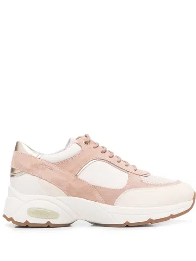 Geox Alhour Low Top Sneakers In Pink