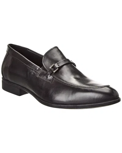 Geox Amphibiox Iacopo Leather Loafer In Black