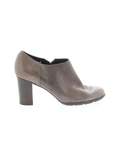Pre-owned Geox Ankle Boots In Gray