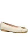 Geox Annytah Ballet Flats In Neutral