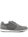 Geox Arthien Zip-detail Sneakers In Gray