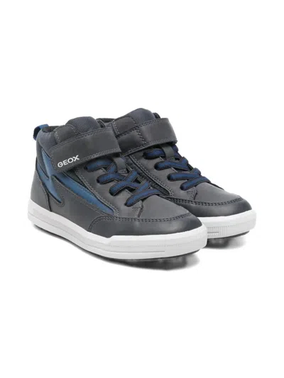 Geox Kids' Arzach Sneakers In Blue