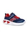 Geox J Assister C Boys Trainers Size: 13 / 32, Colour: Navy/red In Blue