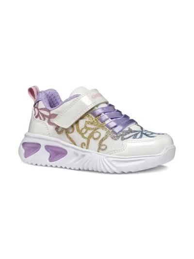 Geox Kids' Assister Sneakers In White