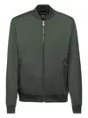 Geox Avola Zip-fastening Bomber Jacket In Green