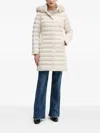 Geox Bettanie Hooded Coat In White