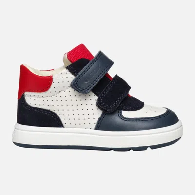 Geox Biglia Baby White/navy In White,navy