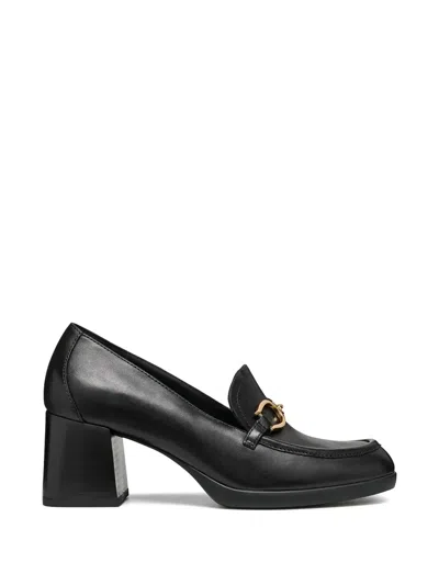 Geox Black Heeled Pumps