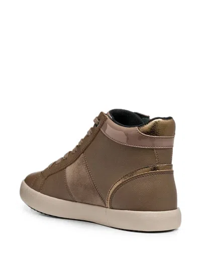 Geox Blomiee Panelled High-top Sneakers In Multi