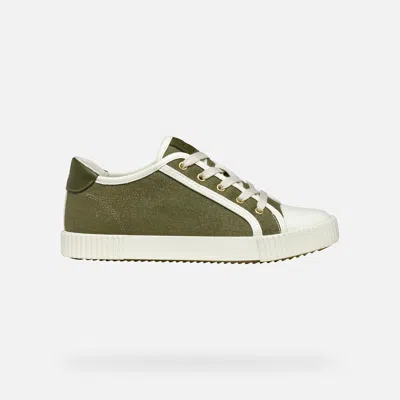 Geox Blomiee Woman Sage/optic White In Sage,optic White