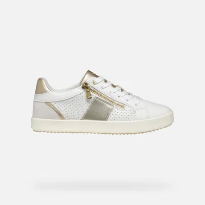 Geox Blomiee Woman White/off White In White,off White