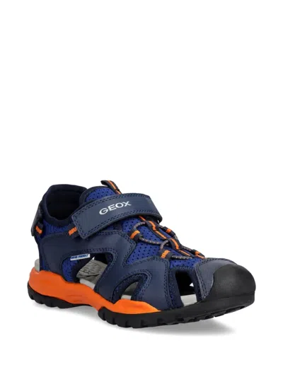 Geox Kids' Borealis Closed-toe Sandals In Blue