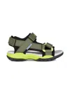 Geox Borealis   Junior Military/lime In Green
