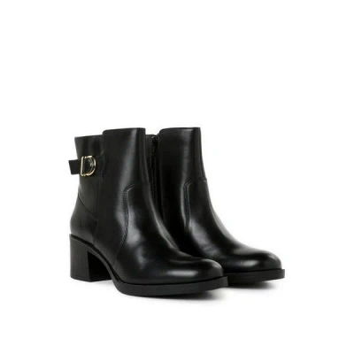 Geox Bottines Serilda En Cuir In Black